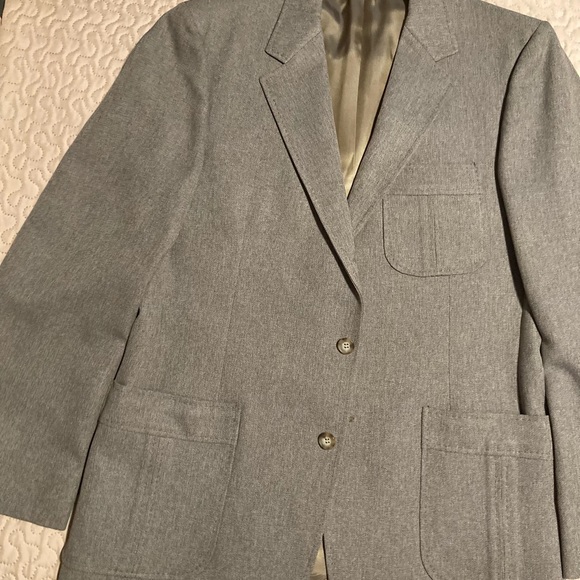 Light Brown Three Piece Suit No Label Very Nice - Picture 3 of 6